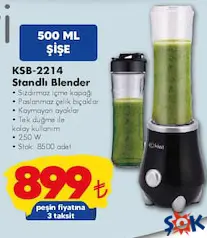 KİWİ KSB-2214 STANDLI BLENDER fiyat ve kampanya bilgisi